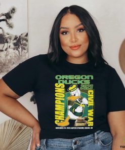 The Oregon Duck Mascot 2023 Civil War Champions Shirt