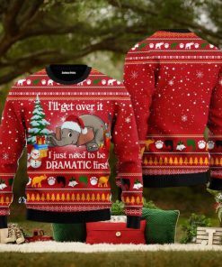 Elephant I ‘ll Get Over It Ugly Christmas Sweater For Men And Women