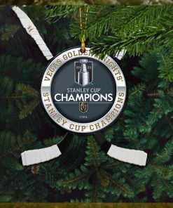 NHL Vegas Golden Knights 2023 Stanley Cup Champions Hockey Custom Name Christmas Decorations Ornament
