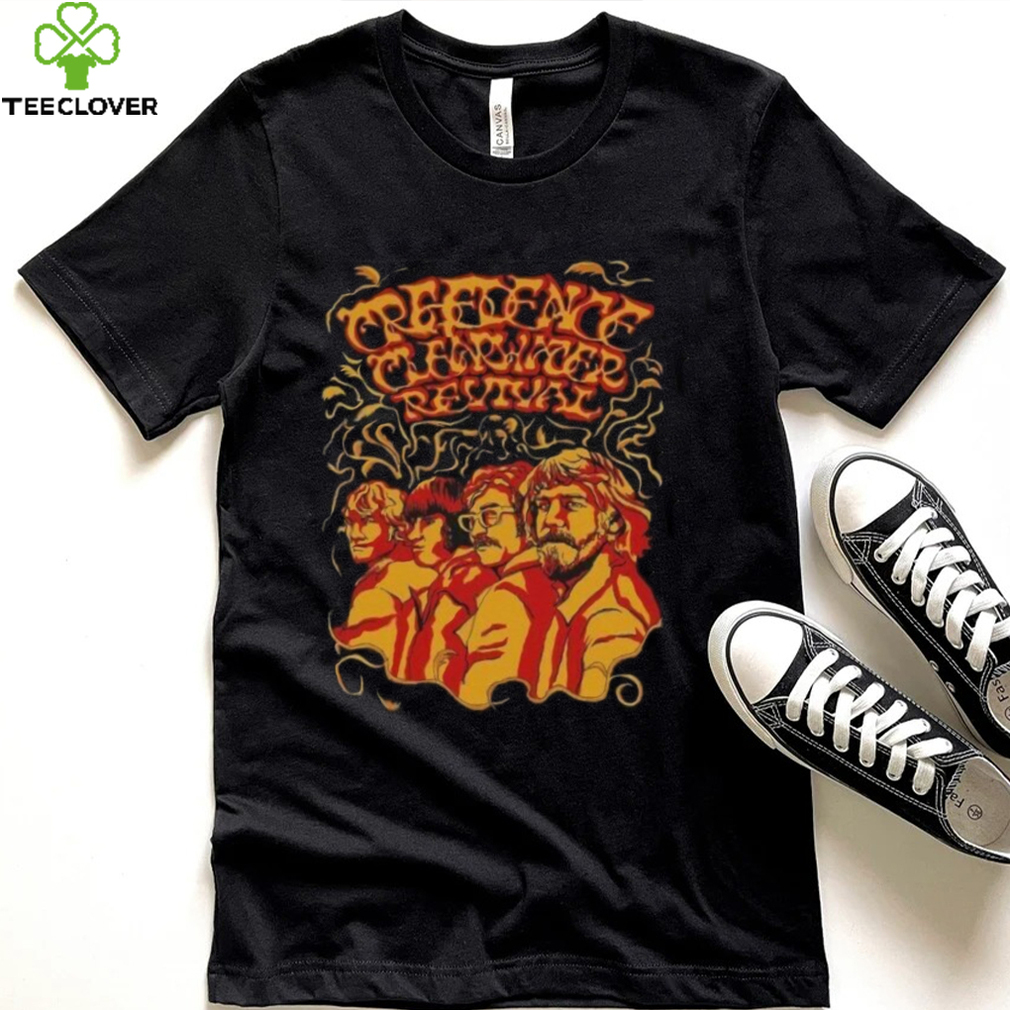 CCR Creedence Clearwater Revival Vintage Unisex Black Cotton T shirt