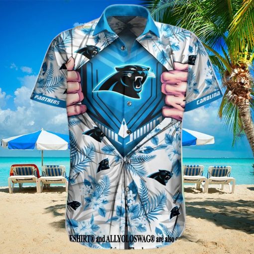 Carolina Panthers Grateful Dead Full Printed Hawaiian Shirt