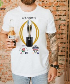 CFB Playoffs 2024 Rose Bowl Game vs All State Sugar Bowl shirt 2 CFB Playoffs 2024 Rose Bowl Game vs All State Sugar Bowl shirt