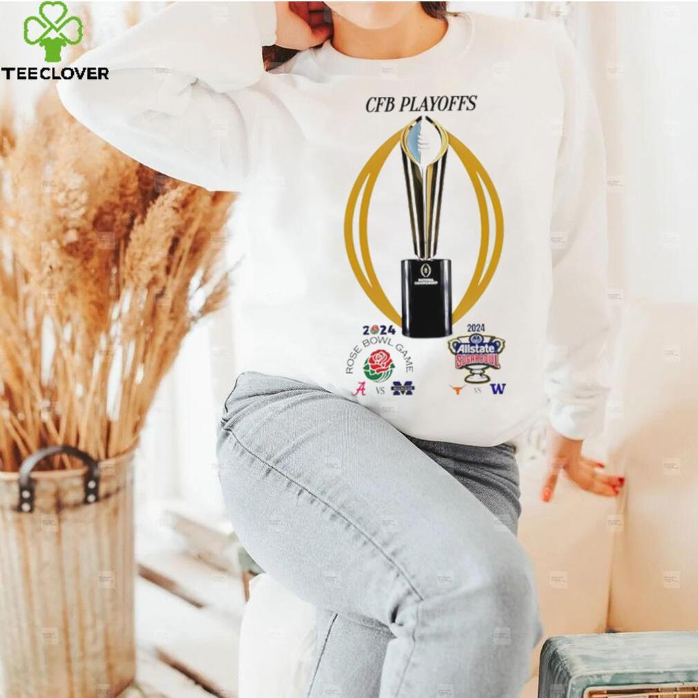 CFB Playoffs 2024 Rose Bowl Game vs All State Sugar Bowl shirt CFB Playoffs 2024 Rose Bowl Game vs All State Sugar Bowl shirt