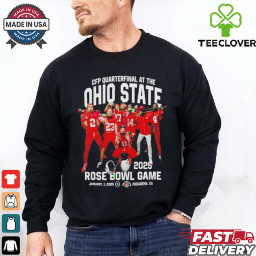 CFP Quarterfinal At The Ohio State Buckeyes 2025 Rose Bowl Game shirt