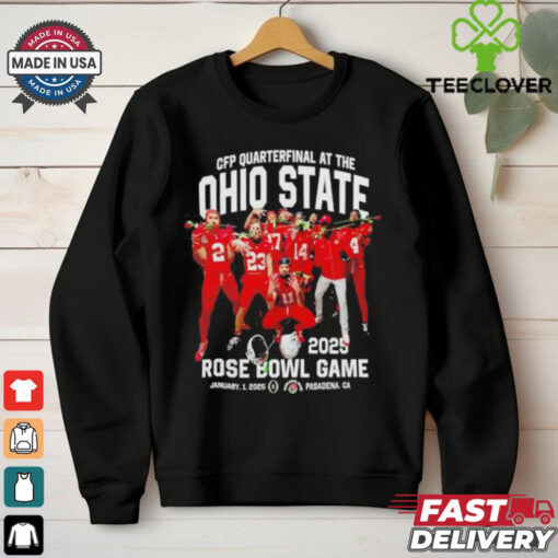 CFP Quarterfinal At The Ohio State Buckeyes 2025 Rose Bowl Game shirt