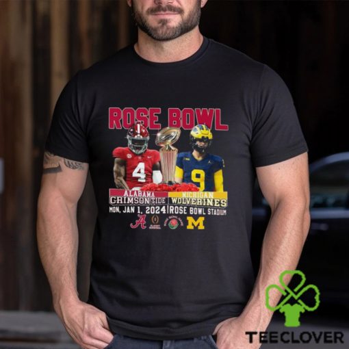 CFP Rose Bowl Game Jalen Mirole And Jj Mccarthy 2024 T Shirt