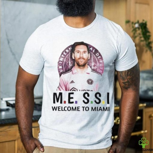 Official Messi Welcome To Miami T Shirt