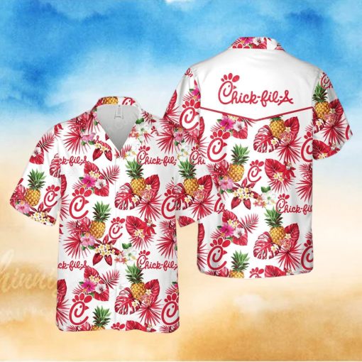 CHICK – FIL – A PINEAPPLE HAWAIIAN SHIRT