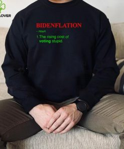 CHRISTMAS BIDENFLATION THE RISING COST OF VOTING STUPID SHIRT