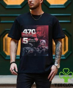 CJ Stroud 470 Pass YDs And 5 Pass TDs For Single Game Rookie Record Unisex T Shirt