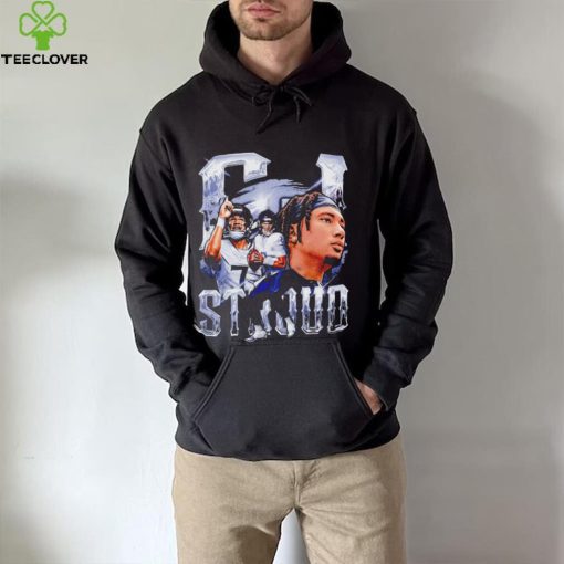 CJ Stroud number 7 Houston Texans football player pose Vintage hoodie, sweater, longsleeve, shirt v-neck, t-shirt