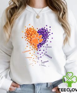 CLEMSON TIGERS TINY HEART SHAPE 2023 T SHIRT