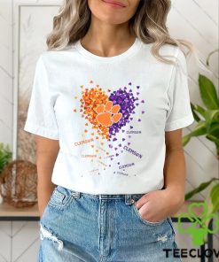 CLEMSON TIGERS TINY HEART SHAPE 2023 T SHIRT