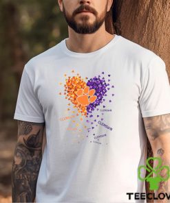 CLEMSON TIGERS TINY HEART SHAPE 2023 T SHIRT