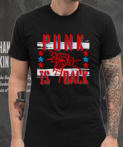 CM PUNK IS BACK AEW PRO WRESTLING SHIRT 2 CM PUNK IS BACK AEW PRO WRESTLING SHIRT