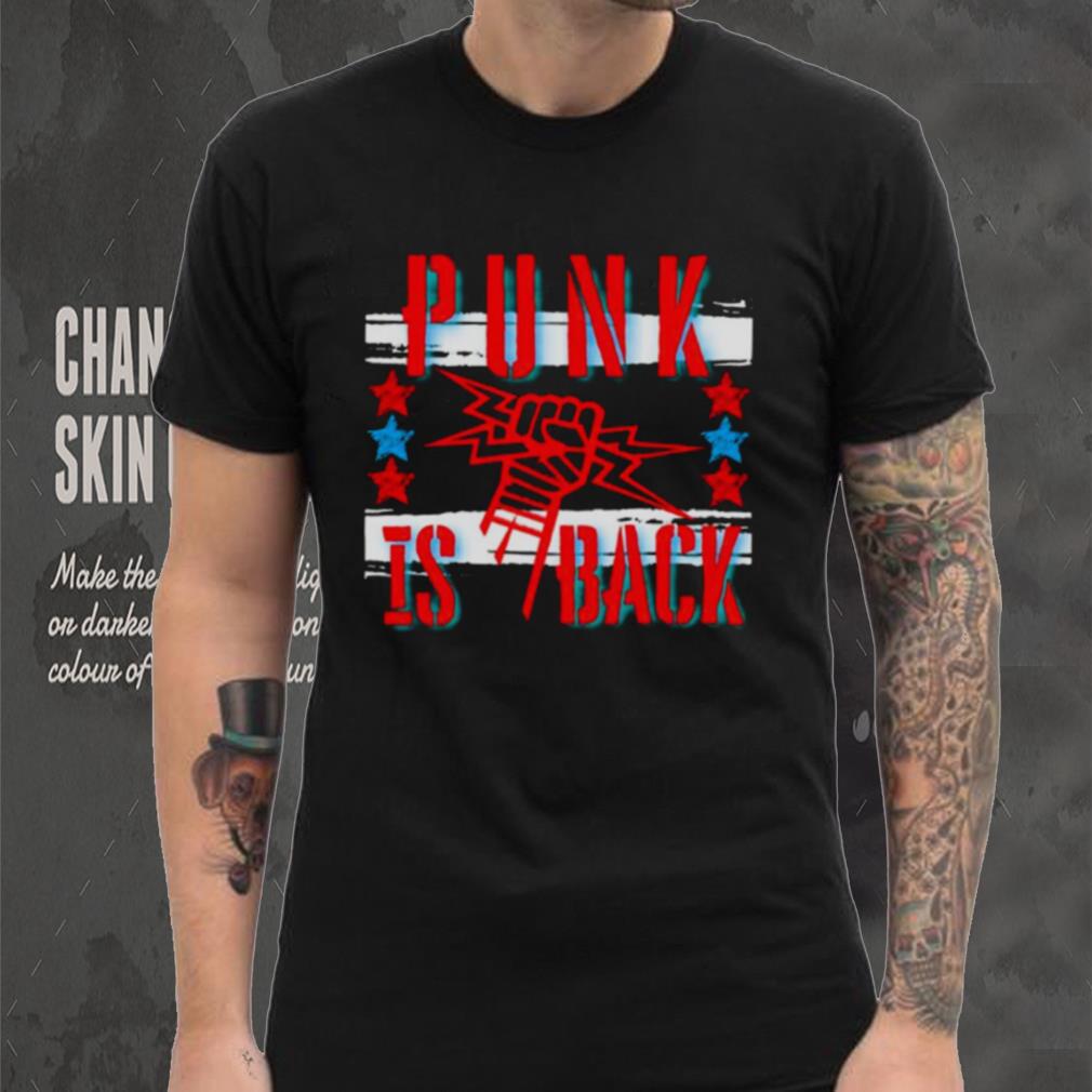 CM PUNK IS BACK AEW PRO WRESTLING SHIRT CM PUNK IS BACK AEW PRO WRESTLING SHIRT