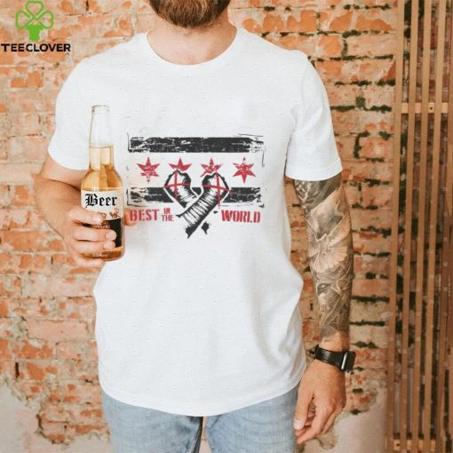 CM Punk Chicago Flag T Shirt