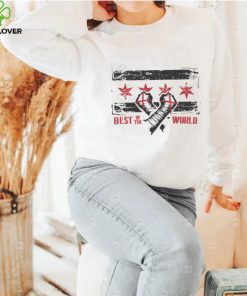 CM Punk Chicago Flag T Shirt