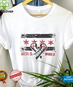 CM Punk Chicago Flag T Shirt