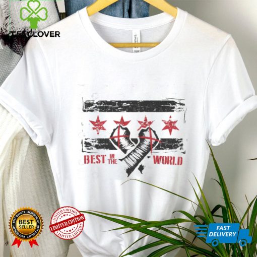 CM Punk Chicago Flag T Shirt