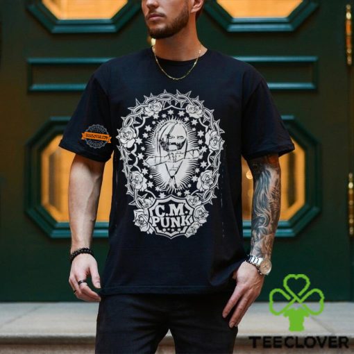 CM Punk Straight Edge Society SES Mens Black T shirt