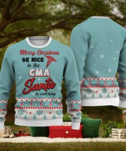 CMA Merry Christmas Be Nice Sweater Trending For Men And Women Gift Holidays