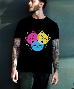 CMY Kitties colorful shirt