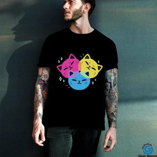 CMY Kitties colorful shirt