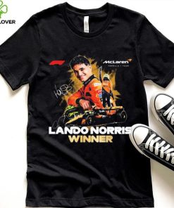 Mclaren Formula 1 Lando Norris Winner 2024 Signatures Shirt