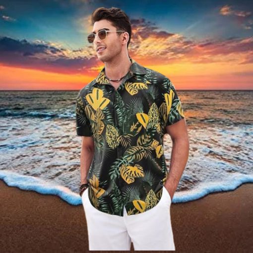 COOFANDY Men's Hawaiian Shirt