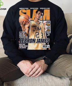 COVER BASKETBALL LEBRON JAMES T Shirts