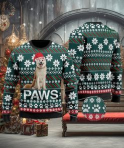 Akita Santa Printed Christmas Ugly Sweater 1 Akita Santa Printed Christmas Ugly Sweater