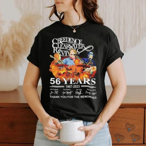 CREEDENCE learwater reviv 56 Years 1967 2023 John Fogerty shirt
