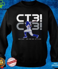 CT3 Chris Taylor Three Home Runs Oct 21 2021 Los Angeles Dodgers Shirt tee
