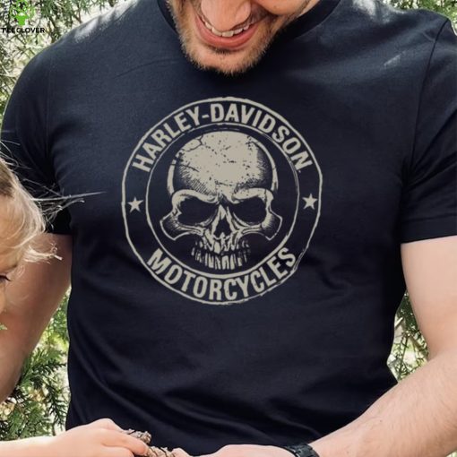 Harley Davidson Skull Badge T Shirt