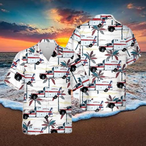 Missouri Monroe City Ambulance Hawaiian Shirt Men And Women Gift Floral Beach