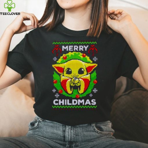 Baby Yoda Merry Childmas Ugly Christmas Shirt