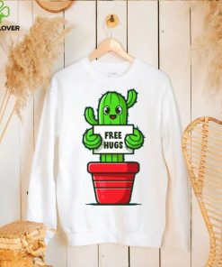 Cactus Free Hugs You Can Try Them Funny Plant Sarcasm T Shirt