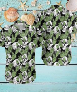 Cactus Skull Hawaiian Shirt Style Gift