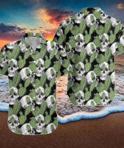 Cactus Skull Hawaiian Shirt Style Gift