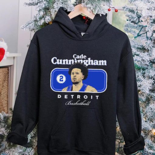 Cade Cunningham number 2 Detroit Pistons basketball player cover gift hoodie, sweater, longsleeve, shirt v-neck, t-shirt