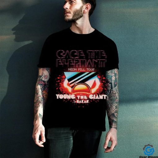 Cage The Elephant Tour 2024 Neon Pill Shirt