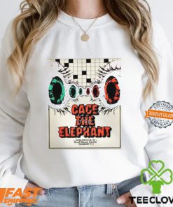 Cage the elephant aug 7 2024 ruoff music center noblesville in poster shirt