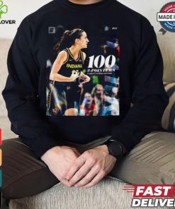 Caitlin Clark 100 3 Pointer Eastest In WNBA History T Shirt