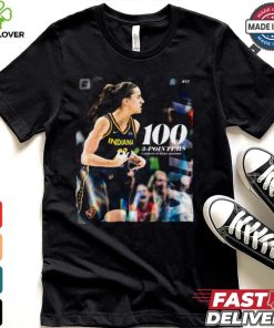 Caitlin Clark 100 3 Pointer Eastest In WNBA History T Shirt