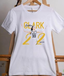 Caitlin Clark 22 Basketball Iowa Hawkeyes Player signature shirt