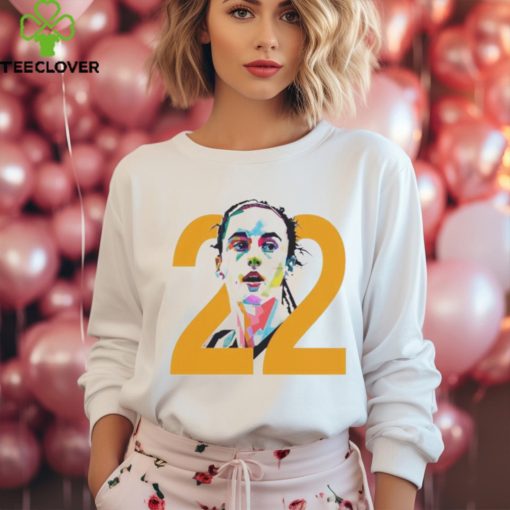 Caitlin Clark 22 Colorful Iowa Hawkeyes shirt