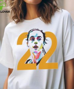 Caitlin Clark 22 Colorful Iowa Hawkeyes shirt