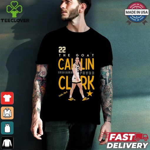 Caitlin Clark 22 the goat Indiana Fever T Shirt