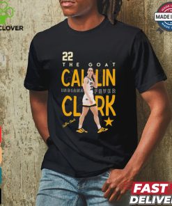 Caitlin Clark 22 the goat Indiana Fever T Shirt